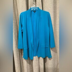 Carlisle Teal Blue Blazer, Size Large